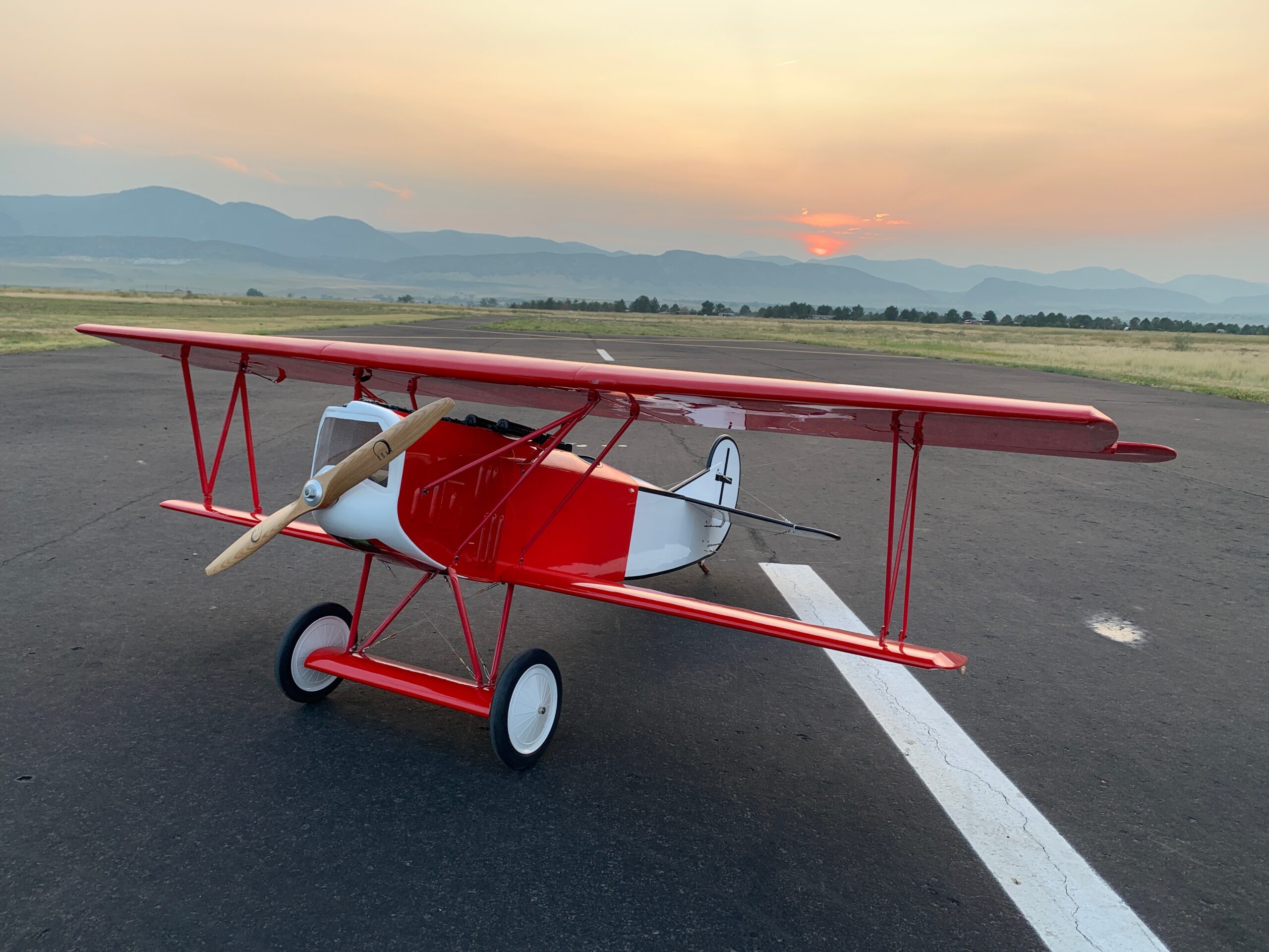 Hanger 9 Fokker D7 Ready to Fly. – reduced price