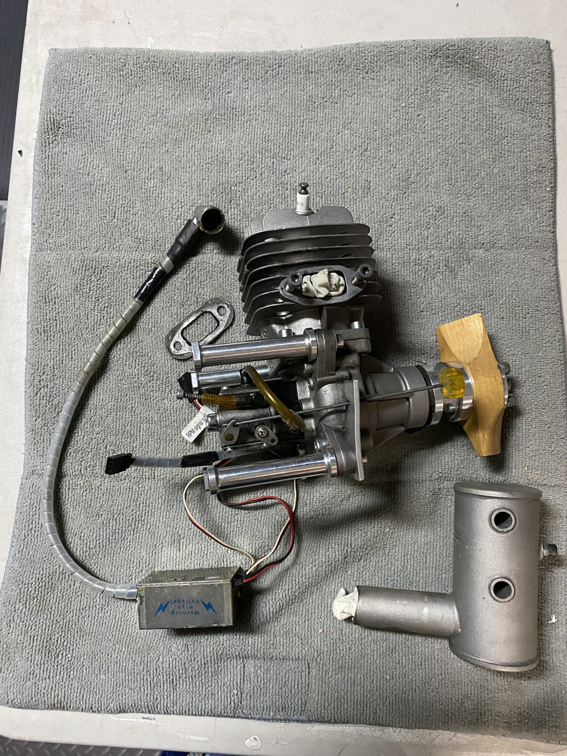 DLE55 Side Exhaust in good condition